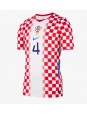 Moški Nogometna dresi replika Hrvaška Josko Gvardiol #4 Domači SP 2026 Kratek rokav Moški Nogometna dresi replika Hrvaška Josko Gvardiol #4 Domači SP 2026 Kratek rokav